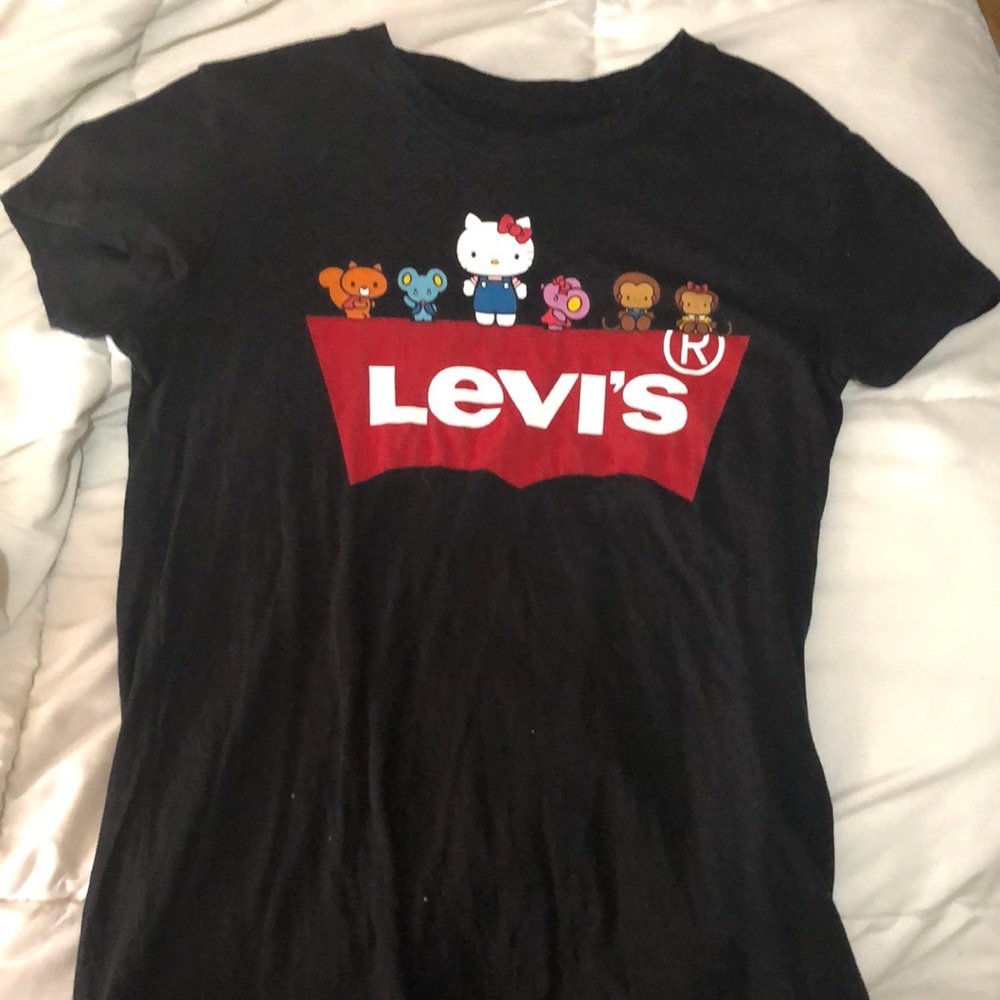 levi’s x hello kitty xs shirt